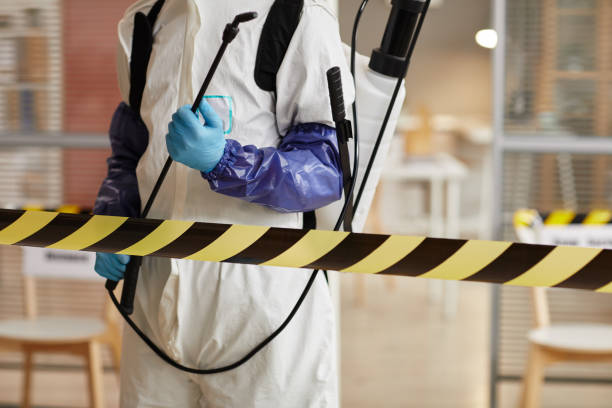 Professional Biohazard Cleanup technician working in Brownsville, OR